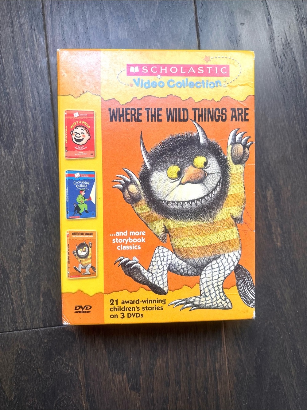 Scholastic Video Collection- Where the Wild Things Are & More 21 Stories- 3 DVDs